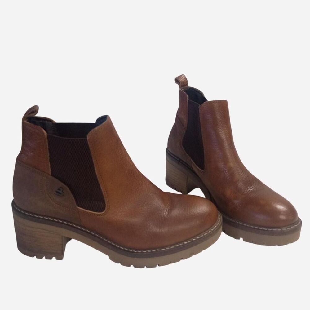 Bullboxer Jessy 2 Leather Chelsea Boots Women's Size 8